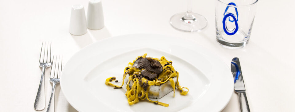 fettucine al tartufo del monte baldo